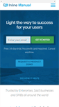 Mobile Screenshot of inlinemanual.com